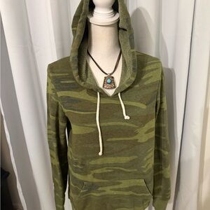 Alternative Camouflage Hoodie with Drawstring